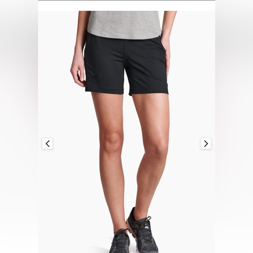 Kuhl Women's Vantage Shorts 4" Inseam L Black 6405 Pockets Unlined Lightweight